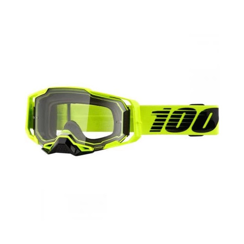 100% ARMEGA Goggle Nuclear Citrus Clear Lens