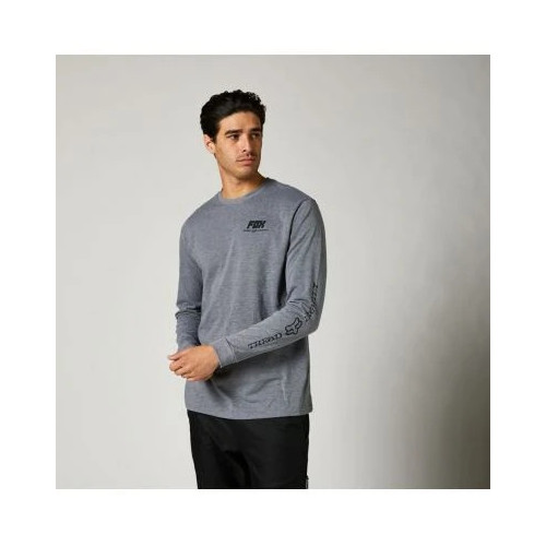 FOX TREAD LIGHTLY LS TECH TEE [HTR GRAPH]
