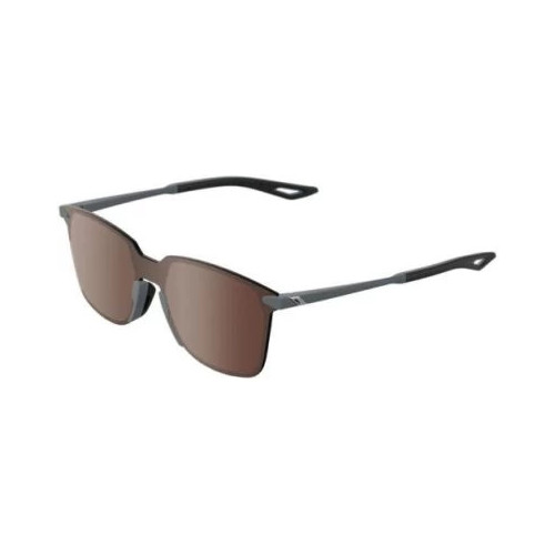 LEATT LEGERE SQUARE - Soft Tact Cool Gray - HiPER Crimson Silver Mirror Lens