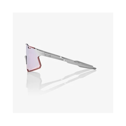 100% HYPERCRAFT - Matte Stone Grey - HiPER Crimson Silver Mirror Lens