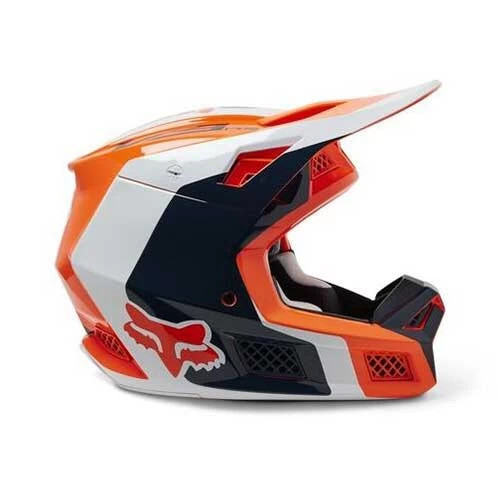 FOX MX-V3 RS EFEKT HELMET ECE [FLO ORG] 2