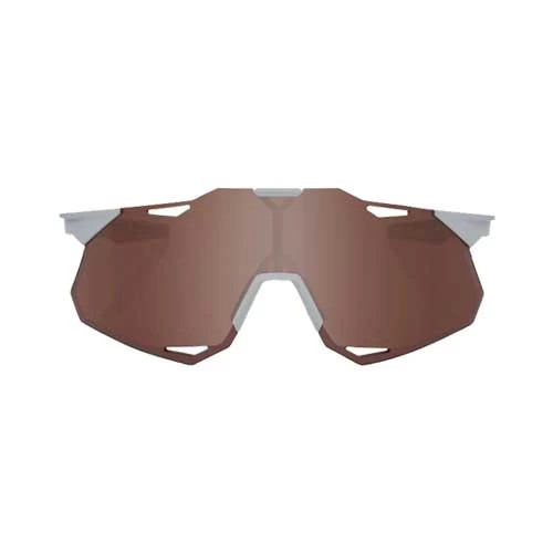 100% HYPERCRAFT XS - Matte Stone Grey - HiPER Crimson Silver Mirror Lens 2