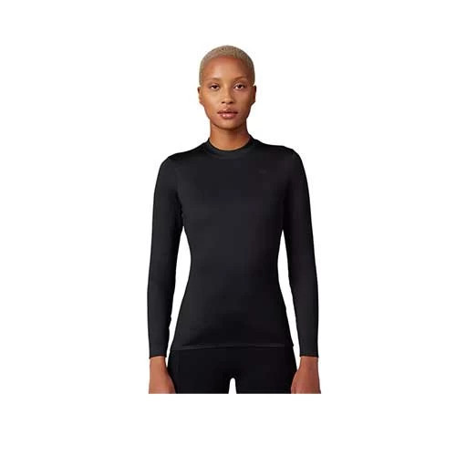 FOX W TECBASE FIRE LS SHIRT [BLK]