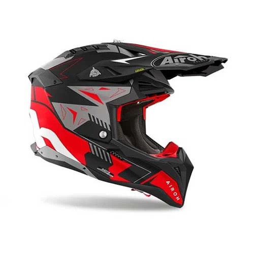 AIROH CASCA AVIATOR 3 SPIN RED MATT 2