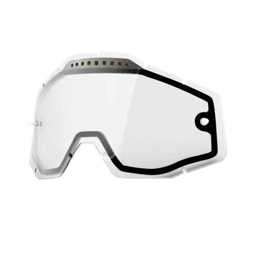 100% LENTILA dubla OCHELARI 100% RACECRAFT / ACCURI / STRATA Replacement Lens Dual Pane Anti-Fog V