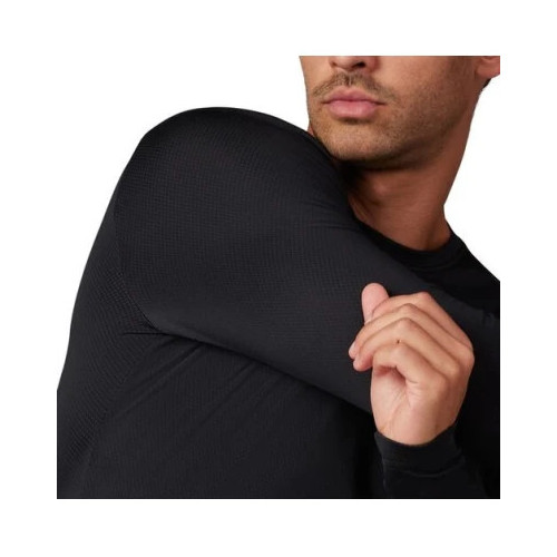 FOX MTB TECBASE FIRE LS SHIRT [BLK]