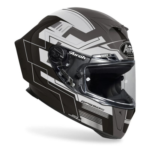 AIROH CASCA GP550 S CHALLENGE BLACK MATT 2