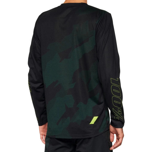 100% AIRMATIC LE Long Sleeve Jersey Black Camo 2