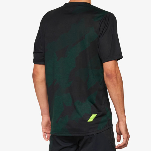 100% AIRMATIC LE Short Sleeve Jersey Black Camo 2
