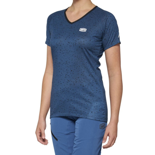 100% AIRMATIC Women?s Short Sleeve Jersey Slate Blue