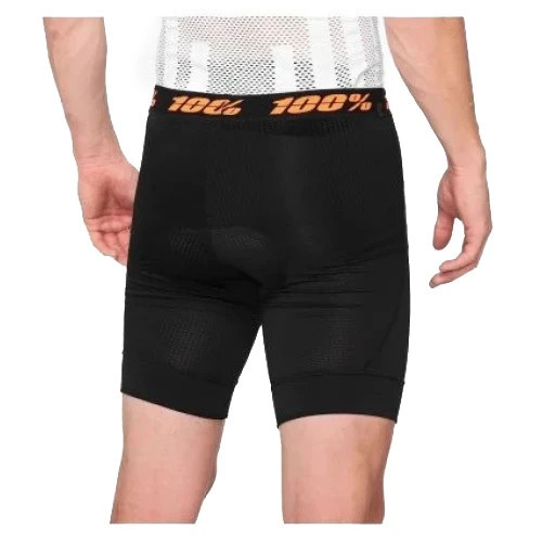 100% CRUX Mens Liner Shorts Black 2