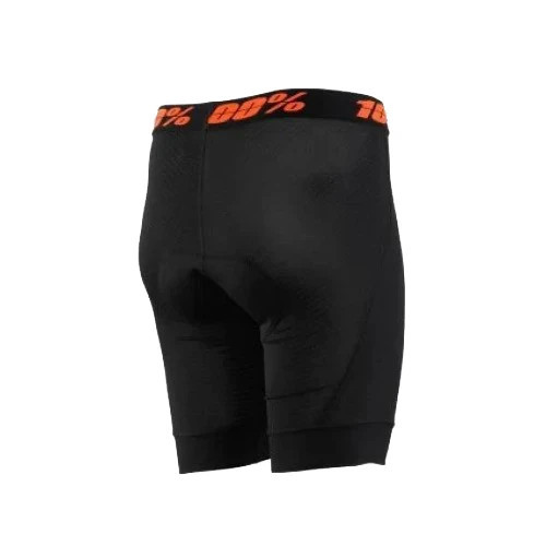 100% CRUX Womens Liner Shorts Black 2