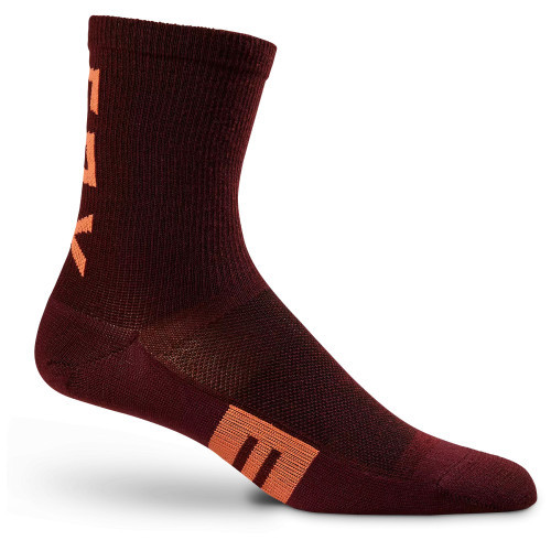 FOX MTB W 6" FLEXAIR MERINO SOCK [DRK MRN]