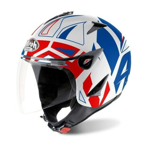 Casca Jet JT JTC18 Airoh Taglia L White / Red