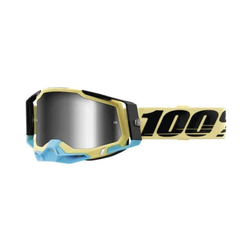 100% RACECRAFT 2 Goggle Airblast - Mirror Silver Lens