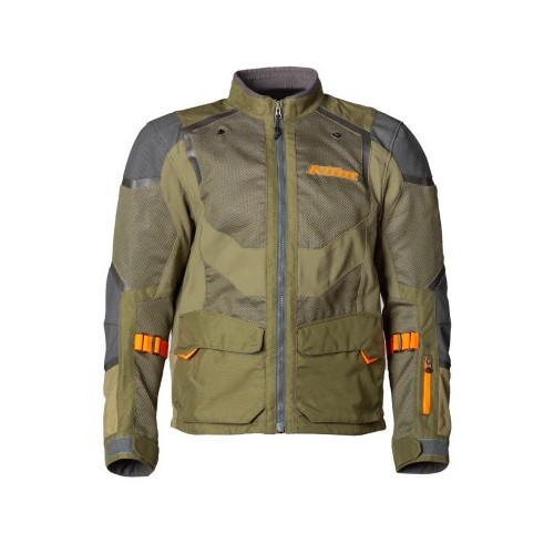 KLIM Baja S4 Jacket Petrol - Strike Orange 2