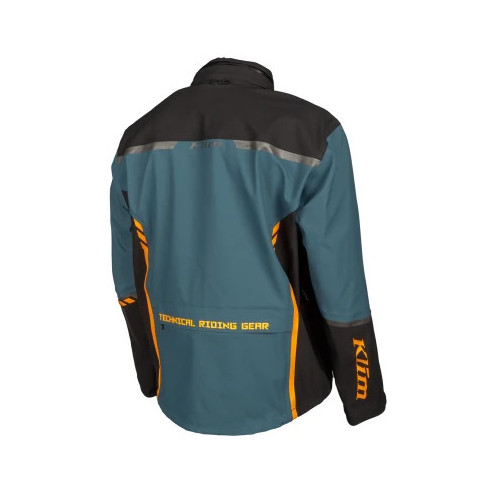 KLIM Enduro S4 Jacket Petrol - Strike Orange