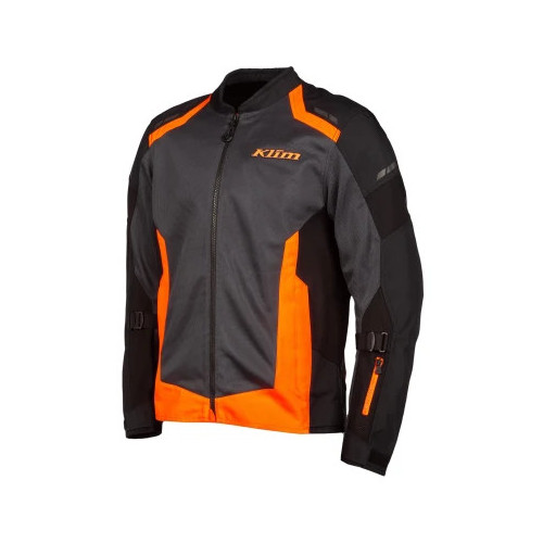 KLIM Induction Jacket Black - Strike Orange