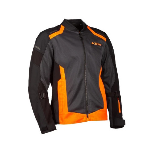 KLIM Induction Jacket Black - Strike Orange