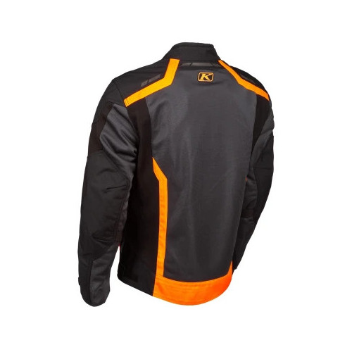 KLIM Induction Jacket Black - Strike Orange