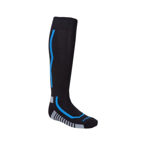 KLIM Aggressor Sock 1.0 Black - Electric Blue Lemonade