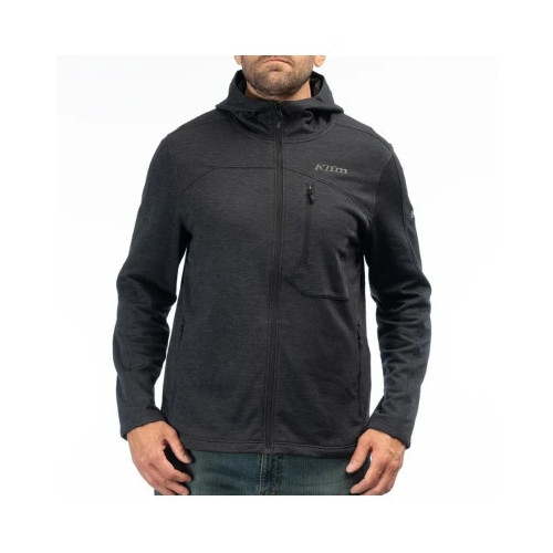 KLIM Echo Wool Fleece Hoodie Black