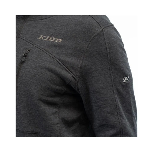 KLIM Echo Wool Fleece Hoodie Black