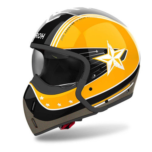 AIROH J 110 COMMAND YELLOW GLOSS