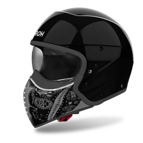 AIROH J 110 PAESLY BLACK GLOSS