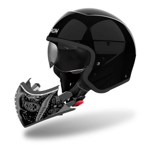 AIROH J 110 PAESLY BLACK GLOSS 2