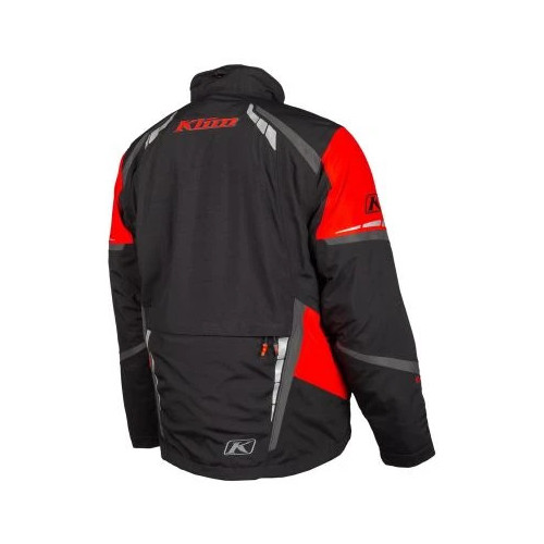 KLIM Keweenaw Jacket Black - High Risk Red 2