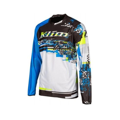 KLIM XC Lite Jersey Digital Chaos Blue
