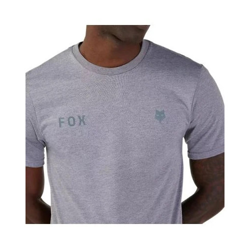 FOX WORDMARK SS TECH TEE [HTR GRAPH]