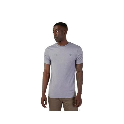 FOX WORDMARK SS TECH TEE [HTR GRAPH]