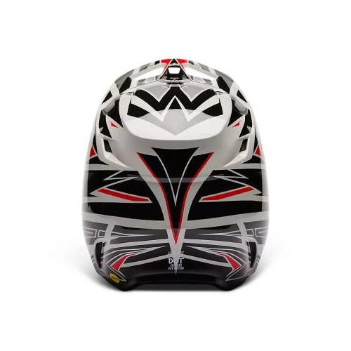 FOX YTH V1 GOAT STRAFER HELMET [BLK]