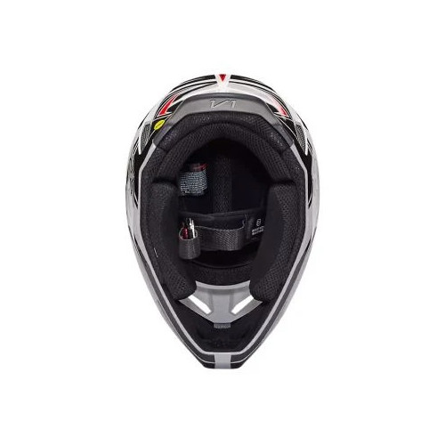 FOX YTH V1 GOAT STRAFER HELMET [BLK]