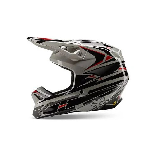 FOX YTH V1 GOAT STRAFER HELMET [BLK]