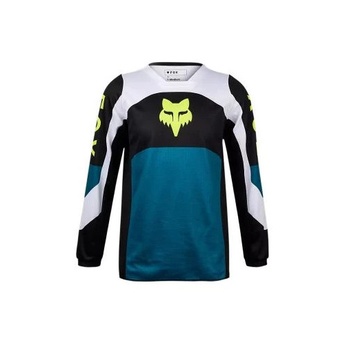 FOX YTH 180 NITRO JERSEY [M BLU]