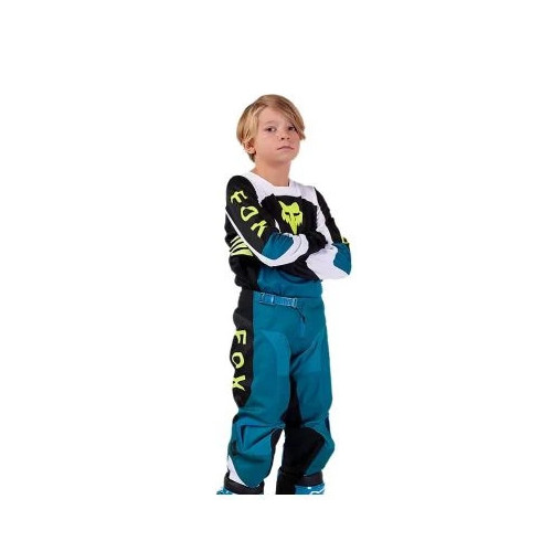FOX YTH 180 NITRO JERSEY [M BLU]