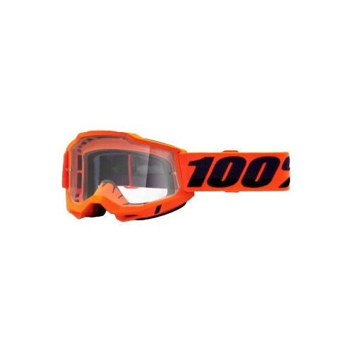 100% GOGGLE 100% ACCURI GOGGLE ORANGE CLEAR LENS