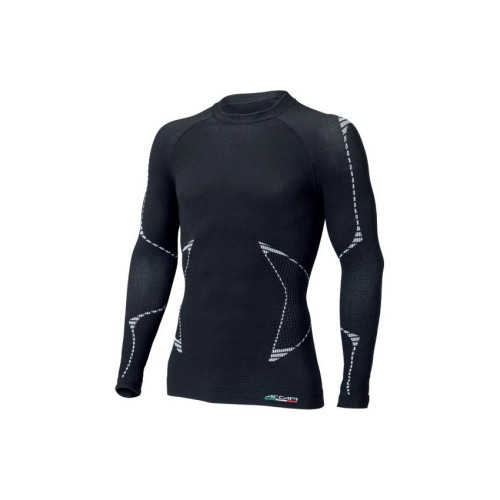 Accapi Men's L.S Shirt BIKER - Black/White