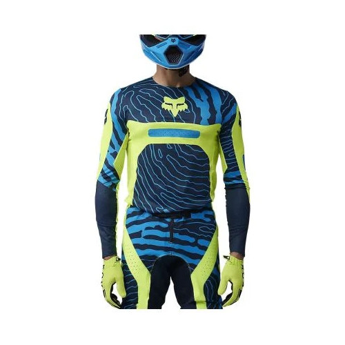 Tricouri - FOX FLEXAIR IMPRESSION JERSEY [FLO YLW] 2