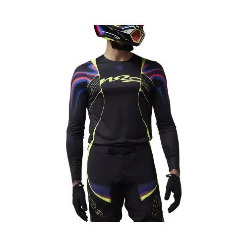 Tricouri - FOX FLEXAIR ENERGY JERSEY [BLK]