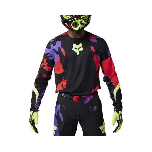 Bluze - FOX 360 THROTTLE JERSEY [BLK]