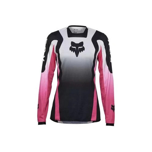 Bluze - FOX WMNS 180 LEAN JERSEY [BLK/PNK]