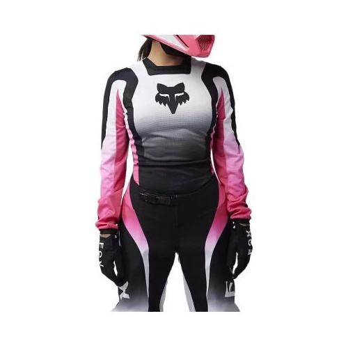 Bluze - FOX WMNS 180 LEAN JERSEY [BLK/PNK]