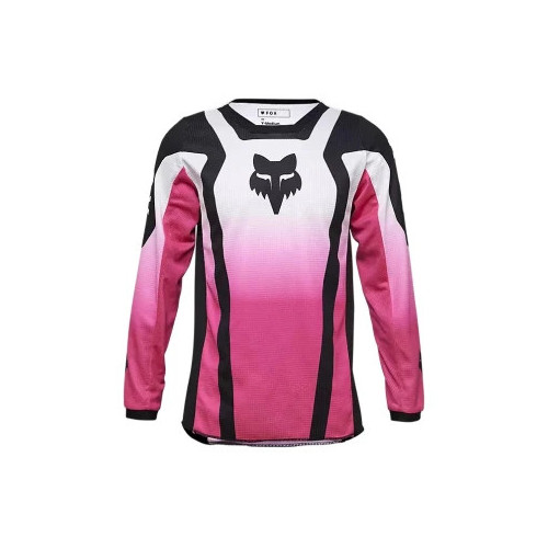 Bluze - FOX YTH GIRLS 180 LEAN JERSEY [BLK/PNK]