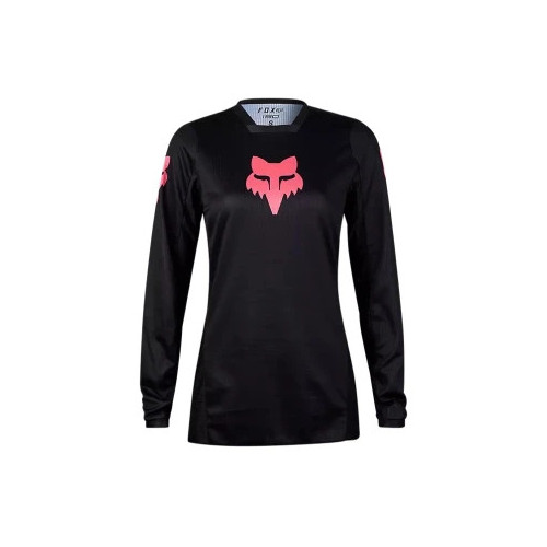 Bluze - FOX WMNS BLACKOUT JERSEY [BLK/BLK]