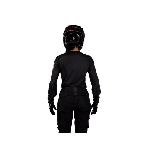 Bluze - FOX WMNS BLACKOUT JERSEY [BLK/BLK] 2
