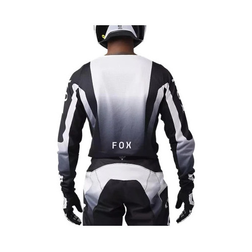 Bluze - FOX 180 LEAN JERSEY - EXTD SIZES [BLK/WHT]